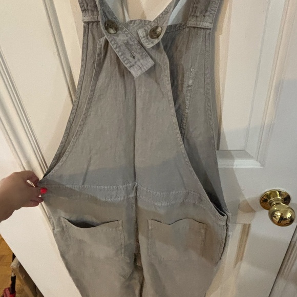 James PERSE JUMPSUIT overalls cotton linen look - Picture 3 of 7